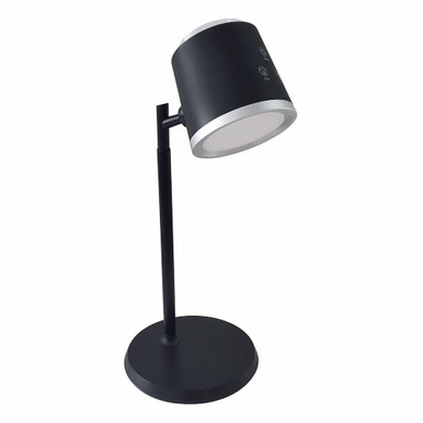 Tram 6W 1 LED Table Lamp 13.5 Inch Tall and 6.25 Inch Wide by Dainolite - TRM-175LEDT-MB