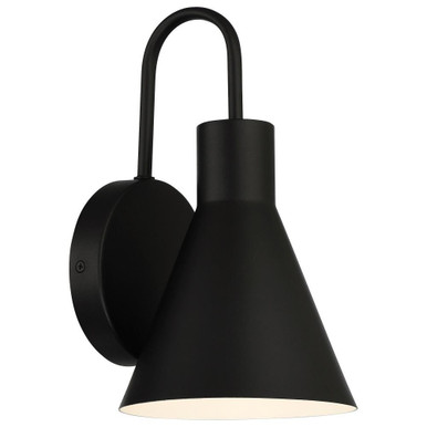 Solano 8W 1 LED Transitional Outdoor Wall Lantern by Access - 20137LEDDMG-BL