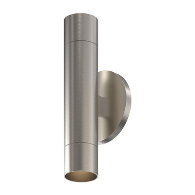 Alc 2 LED Light Wall Sconce with Top and Bottom Snoot Trim by Sonneman - 3051.13-SN25-SN25