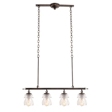 Brierfield 4 Light Large Island Chandelier by Kalco - 6315AC