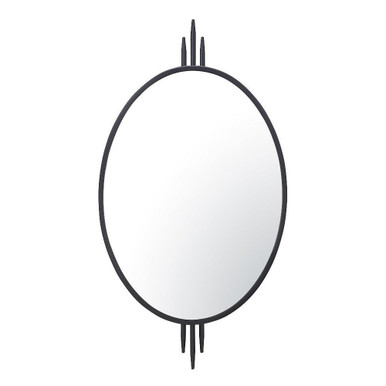 Propaganda Oval Wall Mirror 41 Inch Tall and 22 Inch Wide By Varaluz - 460MI22