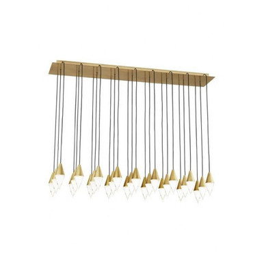 Turret 27 Light Mini Chandelier by VC Modern 700TRSPTRT27TNB-LED930277 - 700TRSPTRT27TNB-LED930277
