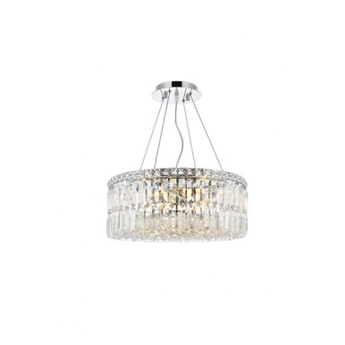 Maxime 12 Light Small Chandelier by Elegant V2030D20 - V2030D20