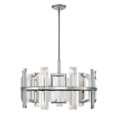 Odette 9 Light Large Chandelier by Fredrick Ramond - FR39215PNI