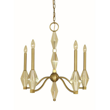 Vivian 5 Light Medium Chandelier by Framburg - 5665 BR