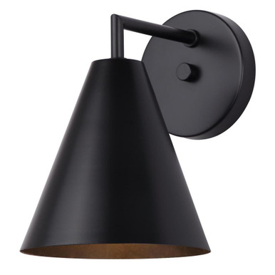 Emeri 1 Light Outdoor Wall Lantern by Canarm - IOL579BK