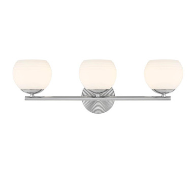 Moon Breeze 3 Light Vanity Light by Designers Fountain - D251H-3B-PN