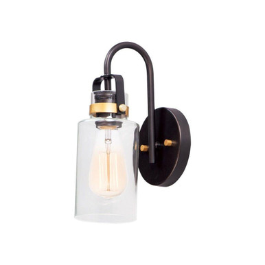 Magnolia 1 Light Wall Sconce by Maxim - 30170CLBZGLD