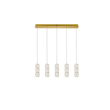 Polaris 45W 5 LED Light Mini Pendant by Elegant - 3500D5