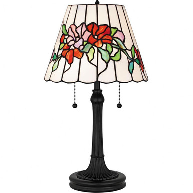 Aurora 2 Light Table Lamp 23.25 Inch Tall and 13 Inch Wide by Quoizel - TF6817MBK