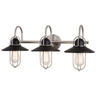 Galena 3 Light Bath Vanity 11.5 Inch Tall and 25.25 Inch Wide by Vaxcel - W0403