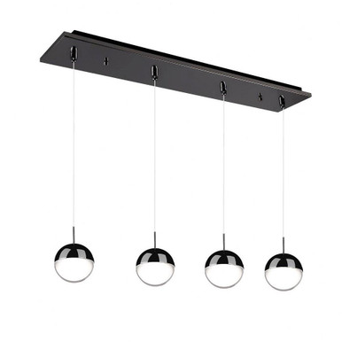 Pluto 34W LED Pendant 6 Inch Tall and 5.13 Inch Wide by Kuzco - MP402801BC-04