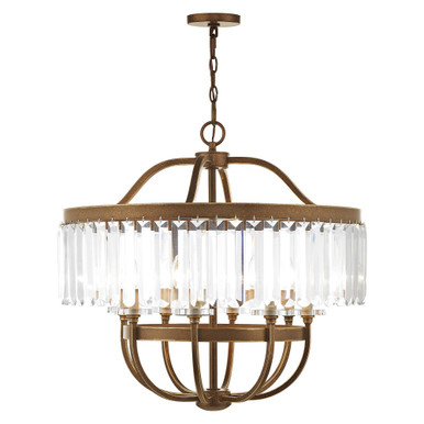 Ashton 8 Light Large Chandelier by Livex - 50548-64