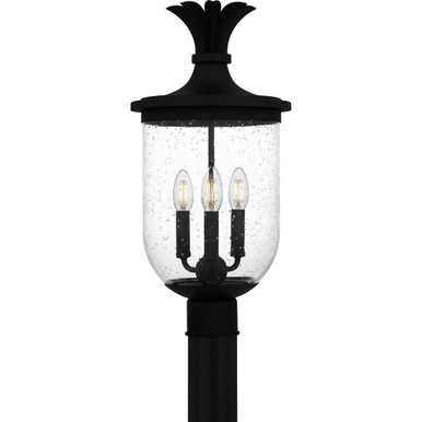 Havana 3 Light Outdoor Post Lantern 20.75 x 10 In by Quoizel  - HVN9010EK