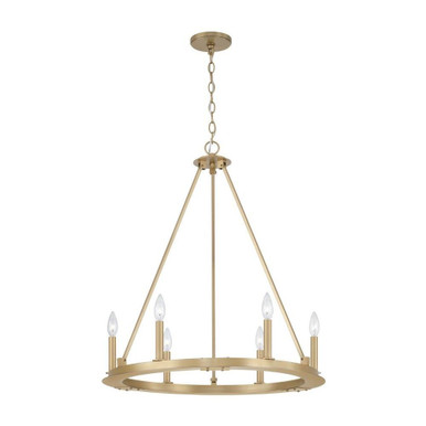 Pearson 6 Light Chandelier  30.5 x 26 Inch Wide by Capital  - 4916AD
