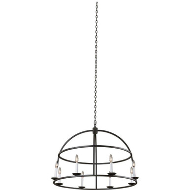 Wickenburg 8 Light Oversized Pendant by Kalco - 506953BI