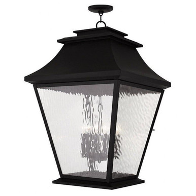 Hathaway 4 Light 10.75 Inch Wide Outdoor Flush Mount by Livex - 20249-07