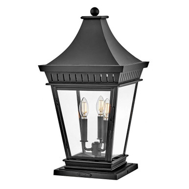 Chapel Hill 15W 3 LED Outdoor Large Pier Mount Lantern by Hinkley - 27097MB