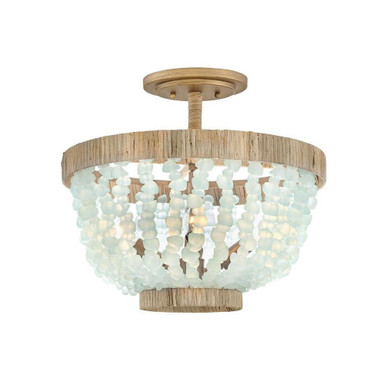 Dune 20W 4 LED 16 Inch Wide Semi Flush Mount by Fredrick Ramond - FR30203
