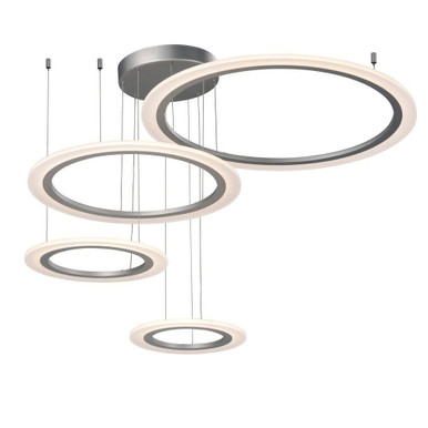 Saturn II 332W 4 LED Light Oversized Pendant by ET2 - E22662-11MS