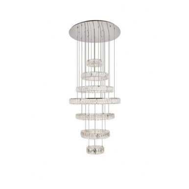Monroe  LED Light Large 7 Tier Chandelier by Elegant - 3503G34
