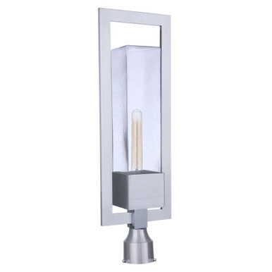 Perimeter 1 Light Outdoor Post Mount 25.13 Inch Tall by Craftmade - ZA4025-SA