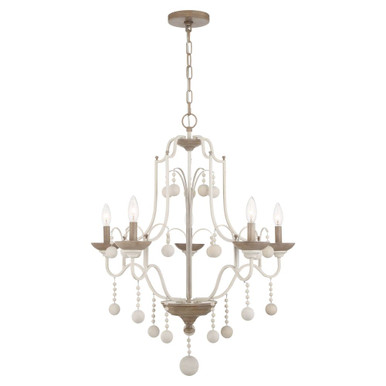 Colonial Charm 5 Light Chandelier By Minka Lavery - 2665-717