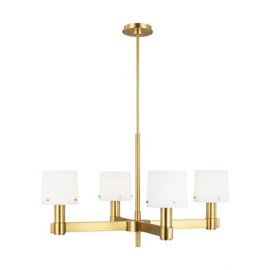 Palma 4 Light Medium Chandelier 32.25 Inch W by 18.38 Inch H by VC Studio - TC1134