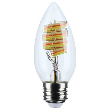 4W CCT B11 LED Medium Base Replacement Bulb 4.25 Inch Length By Satco - S11243