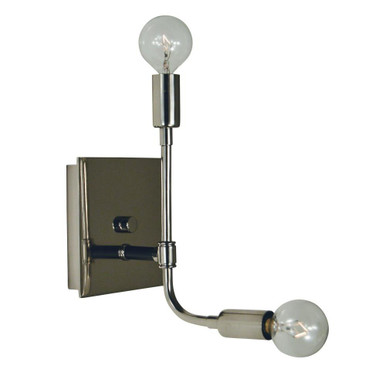 Fusion 2 Light Wall Sconce by Framburg - 5017 PN/MBLACK