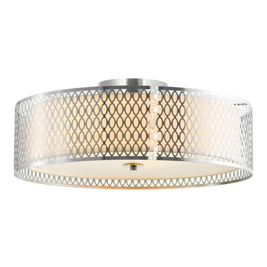 Mikayla 5 Light 22 Inch Wide Flush Mount by CWI - 5555C22SN