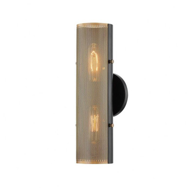 Mikka 2 Light Wall Sconce by Troy - B5613-PBR/SBK