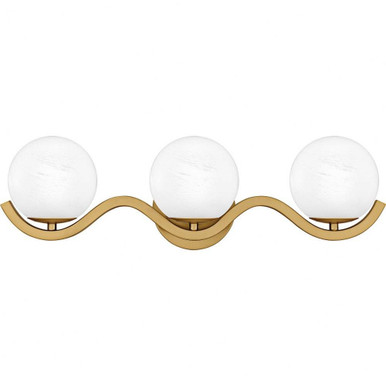 Spherical 3 Light Bath Vanity 6.5 Inch Tall and 22.5 Inch Wide by Quoizel - SRI8623AB