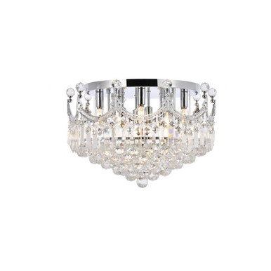 Corona 9 Light 20 Inch Wide Flush Mount by Elegant - V8949F20