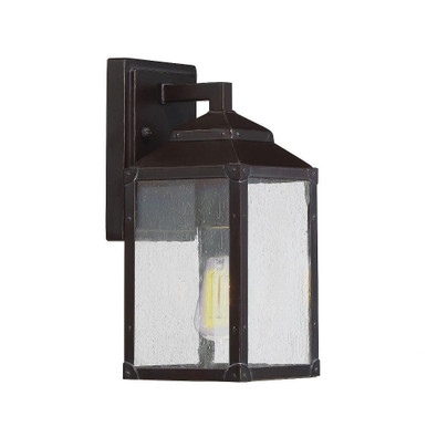 Brennan 1 Light Outdoor Wall Lantern 11.25 Inch Tall by Savoy House - 5-340-213