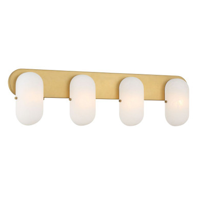Heathcote 4 Light Bath Vanity 8.5 Inch Tall X 32 Inch Wide by Minka Lavery - 3704-732
