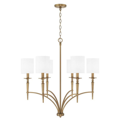 Abbie 6 Light Large Chandelier by Capital - 442661