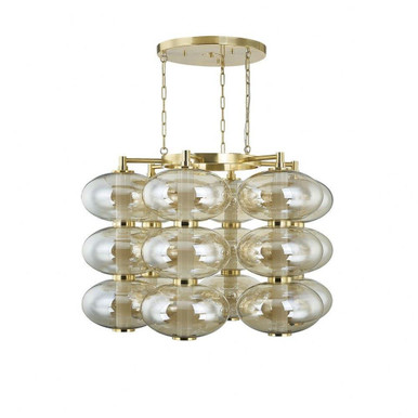 Toulouse 44W 6 LED Chandelier 29 Inch Tall and 42 Inch Wide by Corbett - 504-42-VB