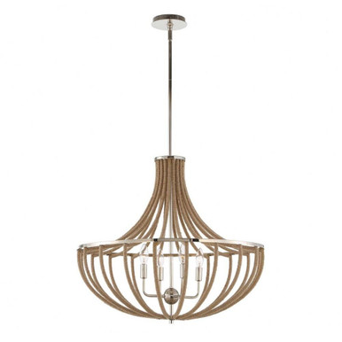 Lovelock 4 Light Chandelier 24.25 Inch Tall and 27.5 Inch Wide by Uttermost - 21634