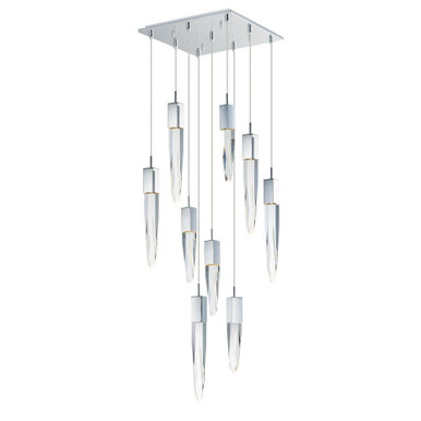 Quartz 54W 9 LED Light Medium Pendant by ET2 - E31246-20