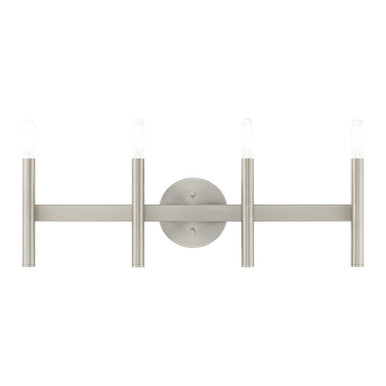 Copenhagen Four Light Candle Style Vanity Light by Livex - 10344-91