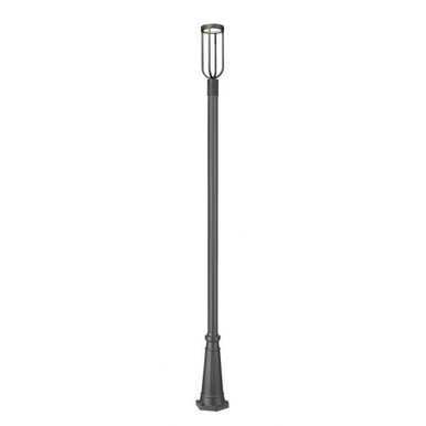 Leland 12W 1 LED Outdoor Post Mount 112.5 x 10 Inches by Z-Lite - 5005PHM-519P-BK-LED