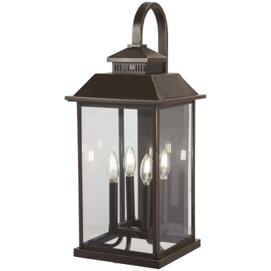 Miners Loft 4 Light Candle Style Outdoor Wall Lantern by Minka Lavery - 72593-143C