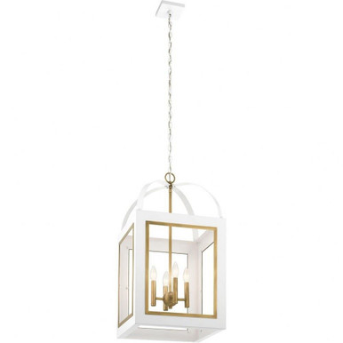 Vath 4 Light Foyer Pendant by Kichler - 52029WHNBR