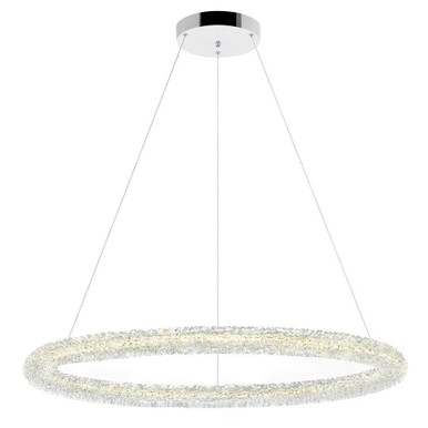 Arielle LED Light Large Round Chandelier by CWI - 1042P32-601-R