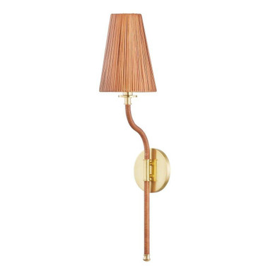 Atwood 1 Light Wall Sconce 25.25 Inch Tall and 6 Inch Wide by Hudson Valley - 1625-AGB