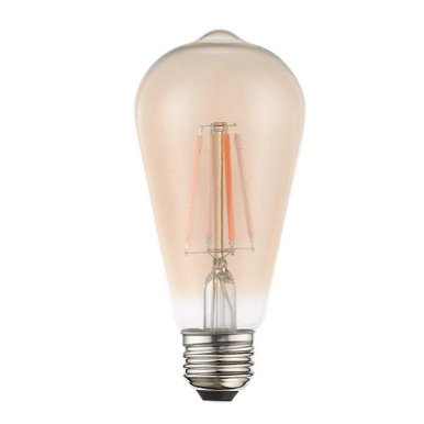 4W E26 Medium Base ST19 Edison Filament LED Lamp (Pack of 10) by Livex - 960421X10