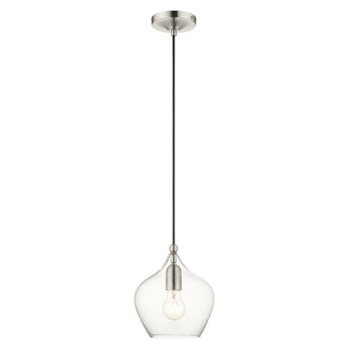 Pendant 1 Light Small Pendant 11 Inch Tall by Livex - 49088-91