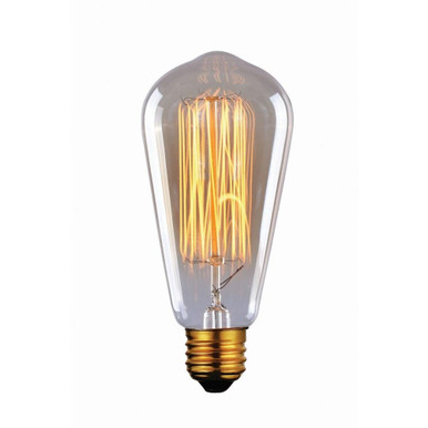 60W ST45 E26 Base Replacement Bulb 3.75 Inches Tall by Canarm Inc - B-ST45-17LG