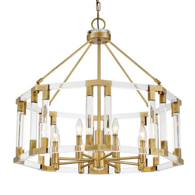 Prima Vista 8 Light Large Chandelier by Minka Metropolitan - N7358-790
